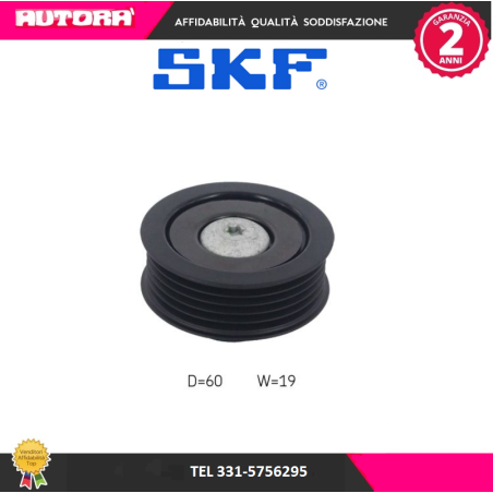Rullo tenditore, Cinghia Poly-V (MARCA SKF)..