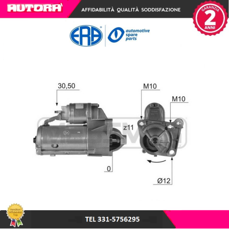 Motorino d'avviamento (MARCA ERA)..