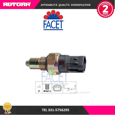Interruttore, Luce di retromarcia (MARCA FACET)..