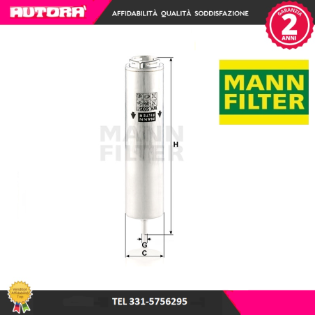 Filtro carburante (MARCA-MANN FILTER)..