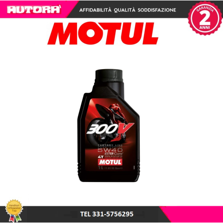 Olio Motul 300V Factory line 5W40 100% Sintetico 4 tempi (MARCA MOTUL)