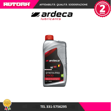 SL000258A Olio Motore SYNTH-PRO 0W30 Ardeca