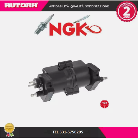 Bobina d'accensione adatto a Citroen Dyane 6-2 cv (MARCA-NGK)