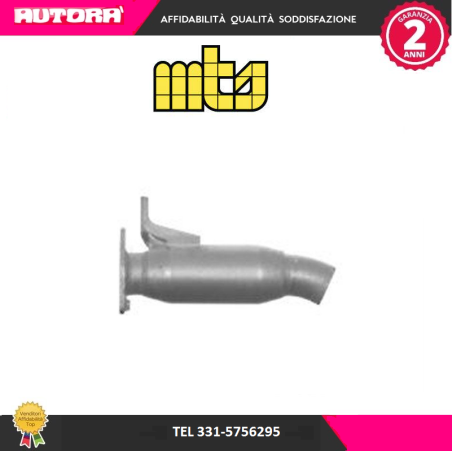 Silenziatore posteriore adatto a Mitsubishi Pajero II (MARCA-MTS)..