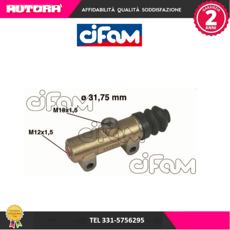 Cilindro maestro del freno (MARCA-CIFAM)..
