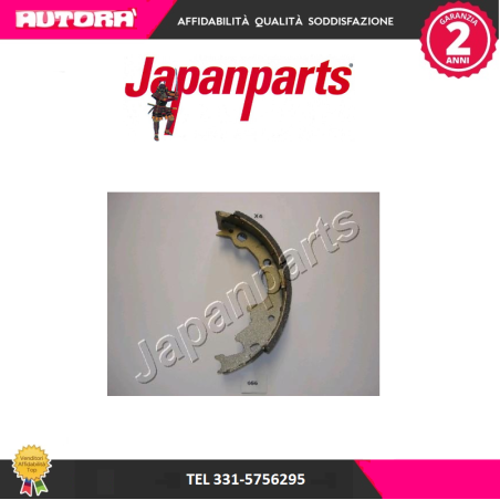 Kit ganasce freno posteriore Chrysler Voyager-Jeep Cherokee (MARCA JAPANPARTS)..