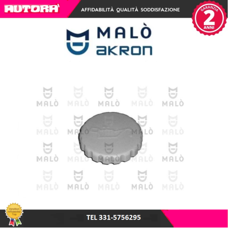 Tappo introduzione olio motore (giallo) adatto a Opel (MARCA MALO')..