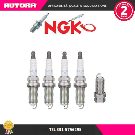 4 Candele accensione ILFR5T11 (MARCA NGK)..