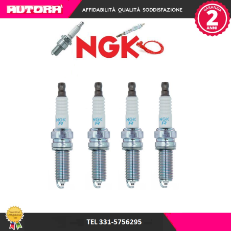 4 Candele accensione LKR6D-10E (MARCA NGK)..