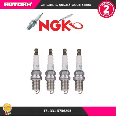 4 Candele accensione IFR7X7G (MARCA NGK)..
