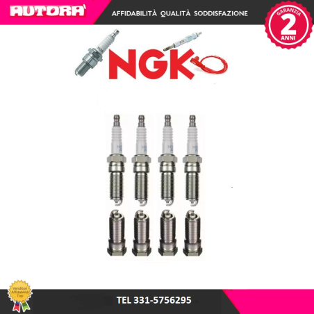 0005 4 Candele accensione TR5A-10 (MARCA NGK)..