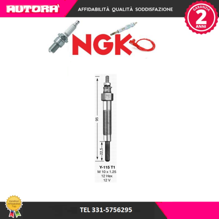 2189 Candeletta Y-115T1 (MARCA NGK)..