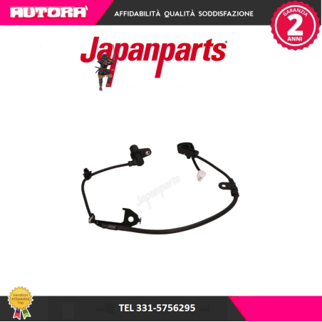 Sensore, n° giri ruota anteriore sinistro (MARCA JAPANPARTS)..