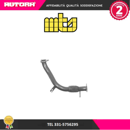 Tubo gas scarico anteriore adatto a Land Rover Freelander (MARCA MTS)..