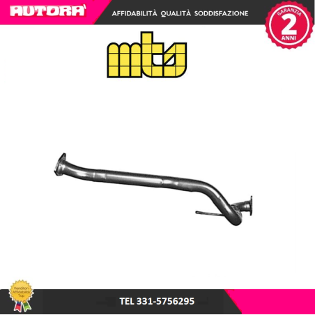 Tubo gas scarico anteriore adatto a Ford Transit 94 (MARCA MTS)..