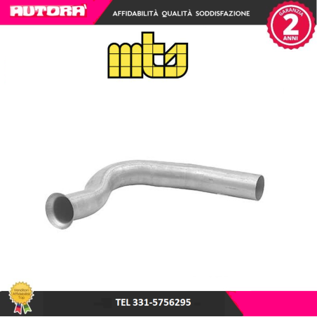 Tubo gas scarico anteriore adatto a Fiat Ducato (MARCA-MTS)..