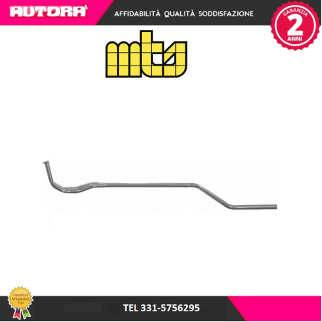 Tubo gas scarico anteriore adatto a Fiat Panda-Lancia Y10 (MARCA MTS)..