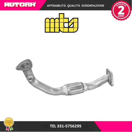 Tubo Marmitta ant.adatto a Fiat Seicento (187) 1,1 (MARCA MTS)..
