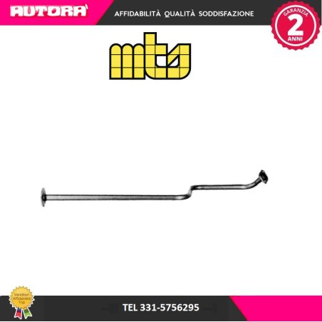Tubo gas scarico centrale adatto a Nissan Micra II (MARCA MTS)..