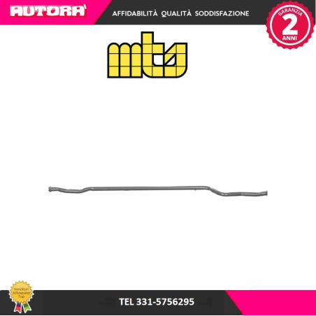 Tubo gas scarico centrale adatto a Citroen Saxo-P106 (MARCA MTS)..