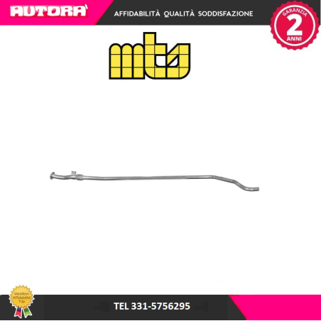 Tubo gas scarico centrale adatto a Fiat Grande Punto 1.2 (MARCA-MTS)..