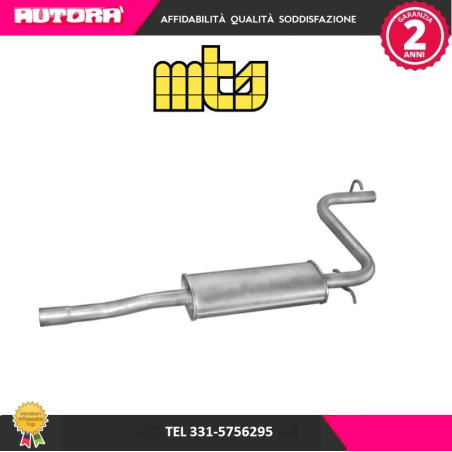 Silenziatore centrale adatto a Alfa Romeo A33 (MARCA MTS)..