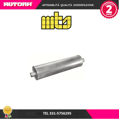 Silenziatore centrale adatto a Iveco Daily (MARCA MTS)..