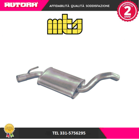 Silenziatore centrale (MARCA MTS)..