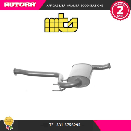 Silenziatore centrale adatto a Alfa Romeo Gtv-Spider (MARCA-MTS)..