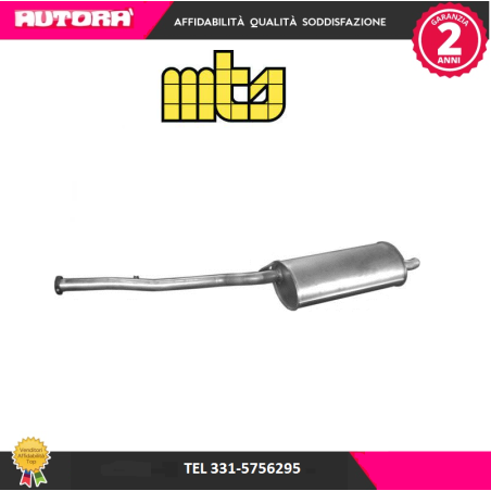 Marmitta terminale adatto a Bmw (E36) (MARCA MTS)..