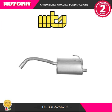 Marmitta terminale scarico (MARCA-MTS)..