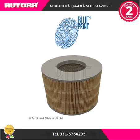 Filtro aria adatto a Toyota Land Cruiser (MARCA-BLU PRINT)..