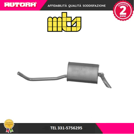 Silenziatore posteriore adatto a Lancia Y 1,2 (840) (MARCA-MTS)..
