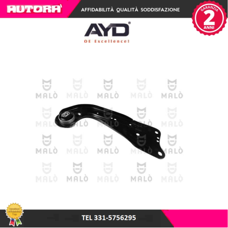 Braccio oscillante, Sospensione ruota posteriore sinistro (MARCA-AYD)..