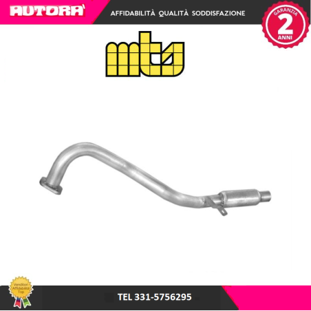 Tubo gas scarico posteriore adatto a Nissan Terrano II (MARCA MTS)..