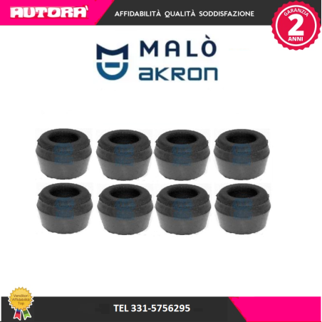 8 Gommini ammortizzatori posteriore Fiat Panda (141) Lancia Y10 (MARCA-MALO')..