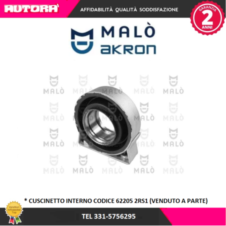 Supporto, Albero cardanico adatto a Fiat 124 (MARCA-MALO').