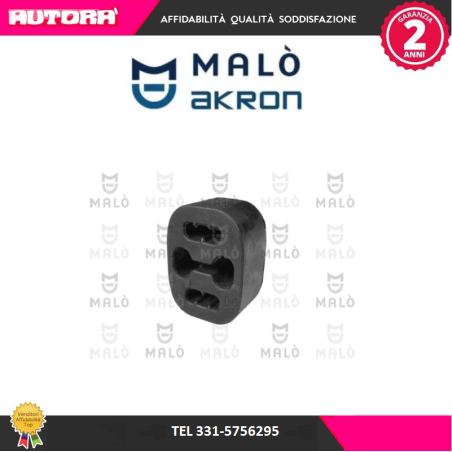 3953 Tampone paracolpo, Silenziatore adatto a Fiat Uno-Ritmo-Duna-Y10 (MARCA-MALO')..