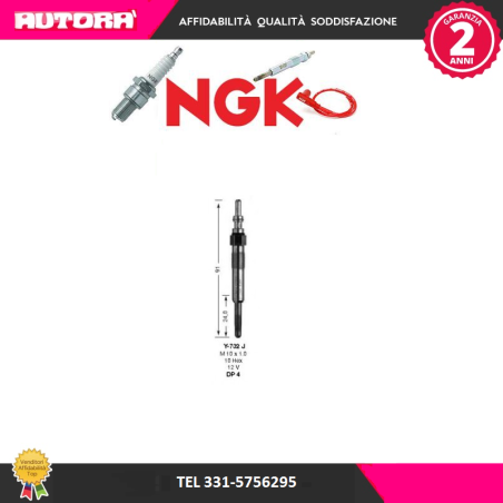 Candeletta Y-732J Audi-Vw (MARCA NGK)..