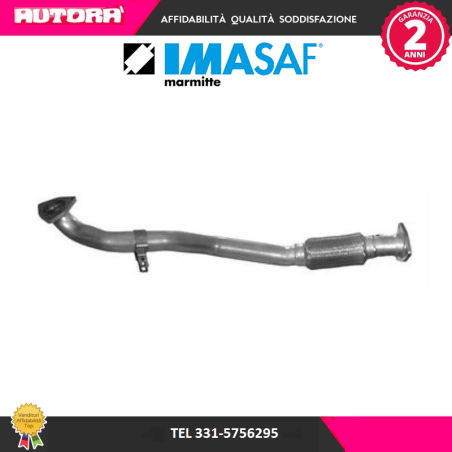 Tubo gas scarico anteriore (MARCA-IMASAF)..