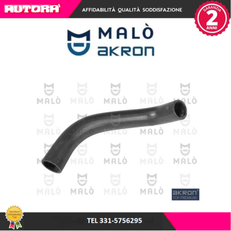 Flessibile radiatore superiore adatto a Fiat Panda 900 (MARCA-MALO')..