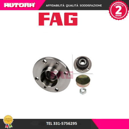 Kit cuscinetto ruota posteriore (MARCA FAG)..