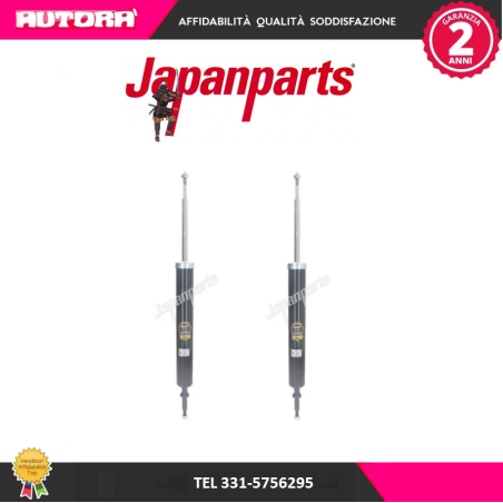 Coppia Ammortizzatori posteriore adatto a Bmw 1 (E81)-3 (E90) (MARCA JAPANPARTS)