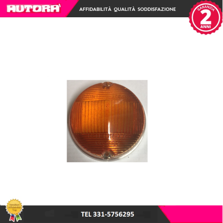 Trasparente fanalino anteriore Fiat 1100 R-850-124 Sport coupe (nuovo)