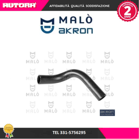 Flessibile radiatore inferiore adatto a Lancia Fluvia (MARCA-MALO')..