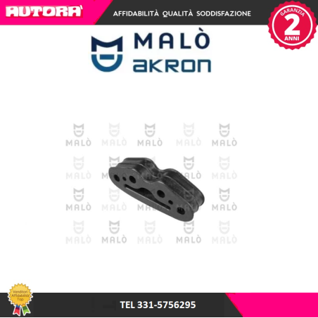 Sostegno silenziatore terminale Idea-Musa-Punto-Ypsilon (MARCA-MALO)..