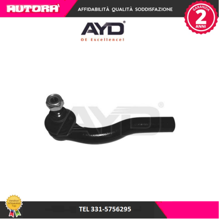 Testa barra d'accoppiamento anteriore sinstro (MARCA-AYD)..
