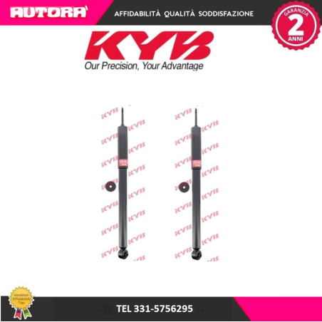 Coppia ammortizzatori post adatto a Lancia Lybra (MARCA KAYABA)..