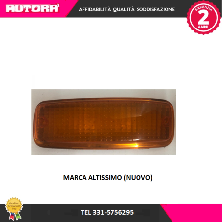 Trasparente fanalino anteriore sinistro Lancia Fulvia (nuovo)