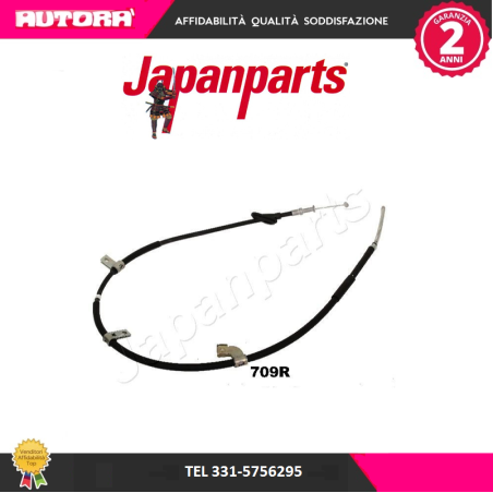 Cavo comando, Freno stazionamento posteriore destro (MARCA JAPANPARTS)..